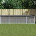 vidaXL Kippenhok met dak 803x98x90 cm gegalvaniseerd staal, Verzenden, Nieuw