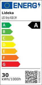 Lideka - LED Strip 3 Meter RGB - met Afstandsbediening -, Ophalen of Verzenden, Zo goed als nieuw