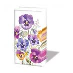 Ambiente - Zakdoeken - Pansies, Verzenden, Nieuw