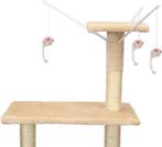 XXL Kattenboom Krabpaal | Beige | Premium | OP=OP, Dieren en Toebehoren, Ophalen of Verzenden, Nieuw