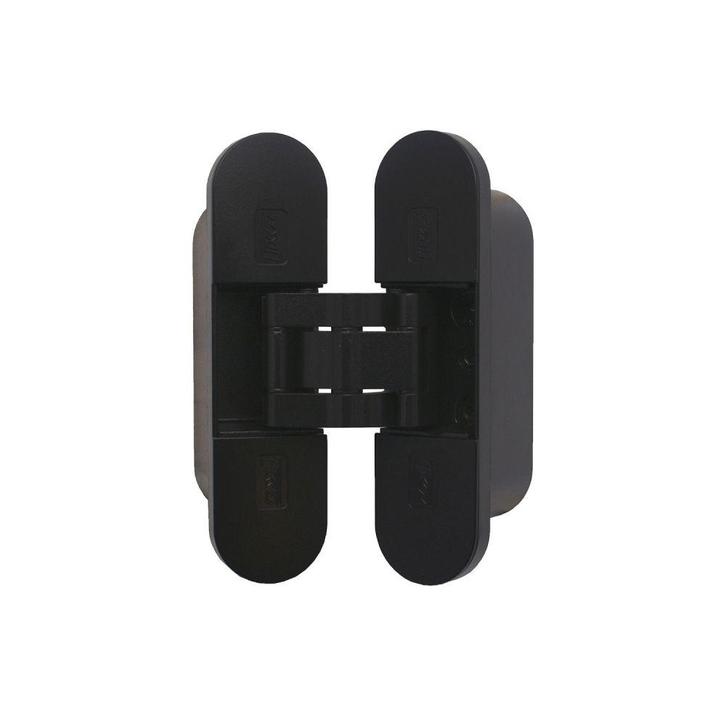 Onzichtbaar scharnier 3D verstelbaar 111x29 mm – mat zwart, Doe-het-zelf en Verbouw, Hang- en Sluitwerk, Nieuw, Verzenden