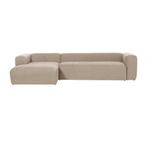*WOONWINKEL* Kave Home Blok Hoekbank 330 Cm Chaise Longue -, Huis en Inrichting, Banken | Bankstellen, Verzenden, Nieuw
