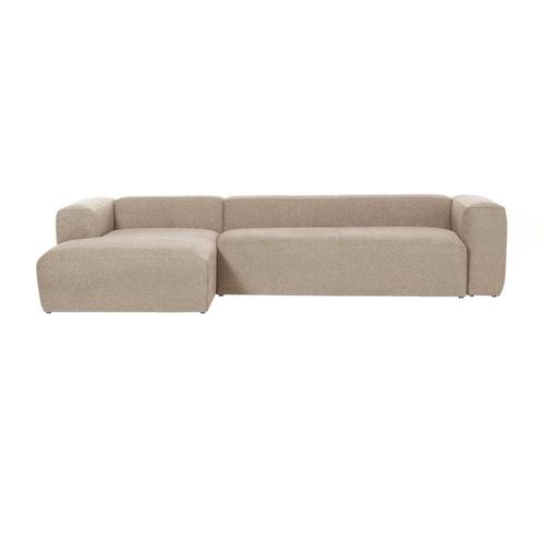*WOONWINKEL* Kave Home Blok Hoekbank 330 Cm Chaise Longue -, Huis en Inrichting, Banken | Bankstellen, Nieuw, Verzenden