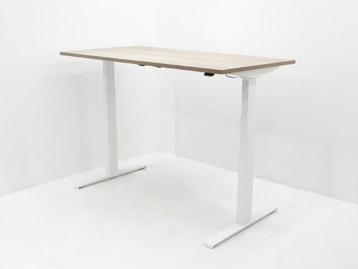 Zit sta bureau - 160x80cm (bxd) - T-poot - robson eiken - beschikbaar voor biedingen