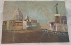 Nicola Simbari (1927-2012) - Sfondo Urbano, Antiek en Kunst