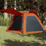 vidaXL Tent 4-persoons waterdicht snelontgrendeling grijs en, Caravans en Kamperen, Verzenden, Nieuw, Tot en met 2