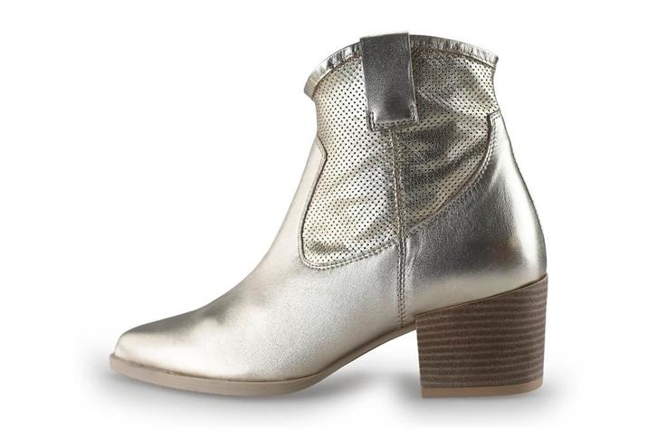 Linea Zeta cowboy laarzen in maat 38 Goud | 25% korting, Kleding | Dames, Schoenen, Overige kleuren, Zo goed als nieuw, Verzenden