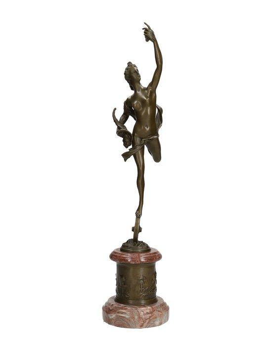 sculptuur, Bachus - 48 cm - Brons, Marmer, Antiek en Kunst, Kunst | Designobjecten