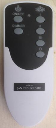 Afstandsbediening Jan de Bouvrie plafondventilator, Audio, Tv en Foto, Afstandsbedieningen, Origineel, Nieuw, Ophalen of Verzenden