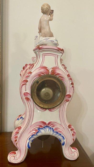 Slingerklok Lodewijk XVI-stijl Creamware - 1850-1900, Antiek en Kunst, Antiek | Klokken