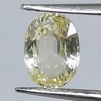 Geel Saffier  - 0.75 ct - Instituto Gemólogico Español (IGE), Sieraden, Tassen en Uiterlijk, Edelstenen, Nieuw