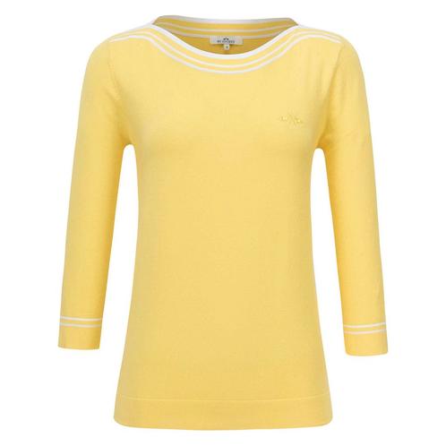 -30% HV Society  HV Society Pullover hvsrashida  maat 48, Kleding | Dames, Truien en Vesten, Geel, Nieuw, Verzenden