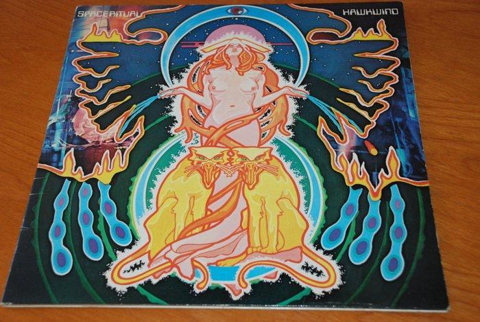 Hawkwind - SPACE RITUAL - LP - 1ste persing - 1973, Cd's en Dvd's, Vinyl Singles