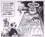 Pentekening Amerika - Irak Iran Ayatollah (lijst optie), Verzenden