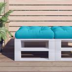 vidaXL Palletkussen 60x61,5x10 cm oxford stof turquoise, Huis en Inrichting, Woonaccessoires | Kussens, Verzenden, Nieuw