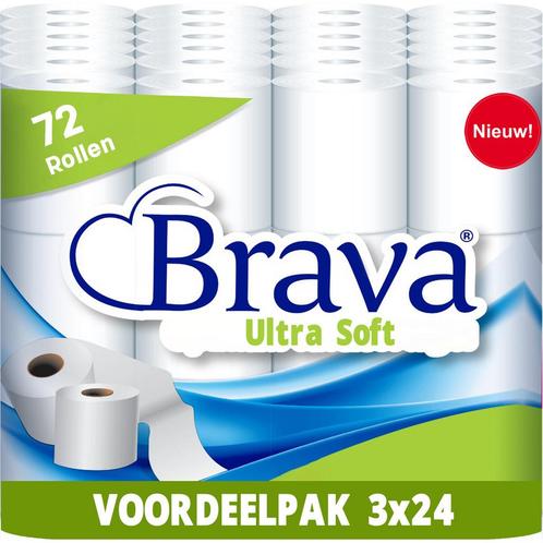 Voordeelverpakking: 72 Rollen - Ultra Soft Toiletpapier -, Huis en Inrichting, Schoonmaakartikelen, Ophalen of Verzenden