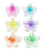 Haarspeld Klemmen Set XL Bloem Lelie 8cm Parelmoer Transp..., Verzenden, Nieuw