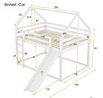 Stapelbed 140x200 cm met Glijbaan en Ladder voor Kinderen, Verzenden, Nieuw