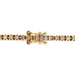 Gouden vintage tennisarmband met diamant 14 krt, Ophalen of Verzenden, Nieuw