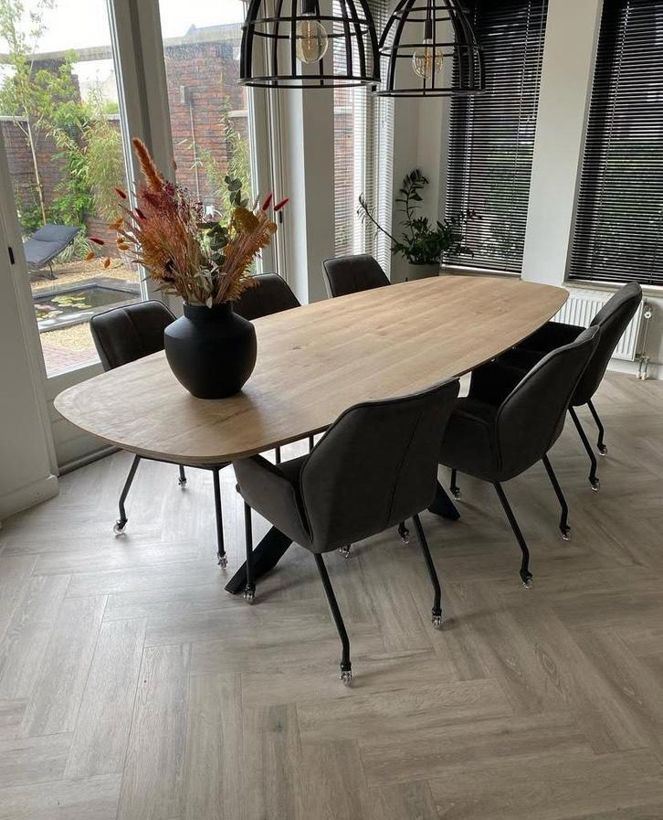 eiken eettafels - de allerlaagste prijs, Huis en Inrichting, Tafels | Eettafels, Nieuw, Eikenhout, Ophalen of Verzenden