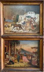 Italiaanse school (XVIII) - Scene di vita popolare, Antiek en Kunst