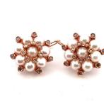 Zonder Minimumprijs - Oorbellen - 9 kt. Roségoud, Zilver, Sieraden, Tassen en Uiterlijk, Oorbellen, Nieuw