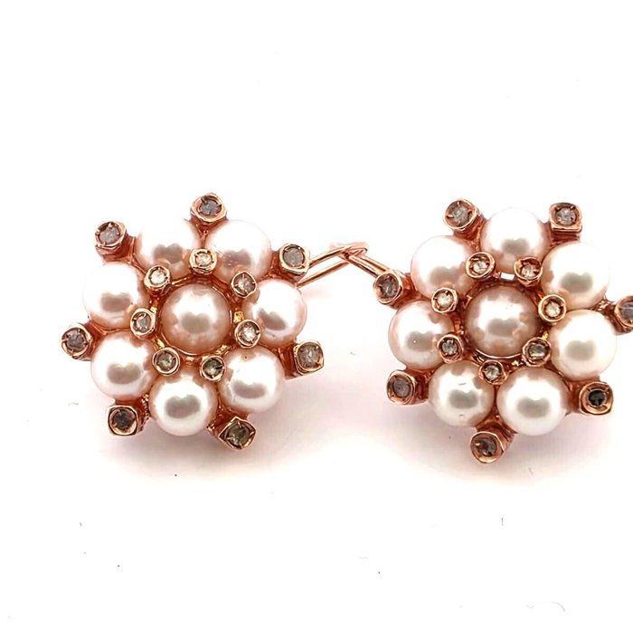 Zonder Minimumprijs - Oorbellen - 9 kt. Roségoud, Zilver, Sieraden, Tassen en Uiterlijk, Oorbellen