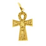 Kruishanger - 18 karaat Geel goud