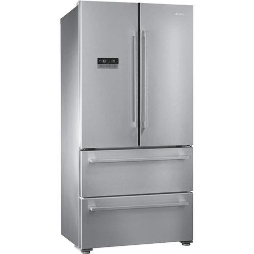 €1999 Smeg FQ55FXDF amerikaanse koelkast Vrijstaand 539 l F, Witgoed en Apparatuur, Koelkasten en IJskasten, Met aparte vriezer