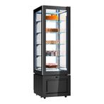 GGM Gastro | Panoramische vitrine - 324 liter - 600mm - 5 |, Verzenden, Nieuw