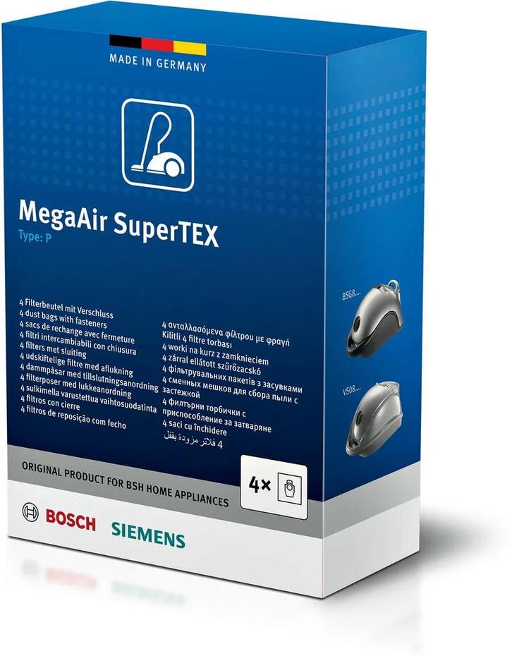 Bosch Stofzuigerzak Type P BBZ41FP / VZ41AFP 00468264, Witgoed en Apparatuur, Stofzuigers, Verzenden