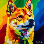 DR HIDE - (100% handpainted !) Shiba Style, Antiek en Kunst