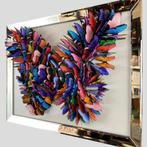 AmsterdamArts - White Louis vuitton 3D butterfly mirror, Antiek en Kunst