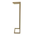 Handdoekrek BWS Saltes 95x25 Cm Geborsteld Messing, Ophalen of Verzenden, Nieuw, Bad