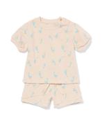 HEMA Newborn kledingset badstof eenden ecru, Verzenden, Nieuw