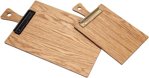 Houten Menu Klembord met Handvat - type HFH-Eiken (geoli..., Zakelijke goederen, Kantoor en Winkelinrichting | Kantoorartikelen