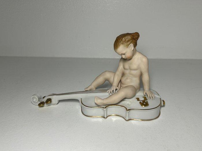 Rosenthal - Beeldje - Little Cellist by Ferdinand, Antiek en Kunst, Antiek | Glas en Kristal