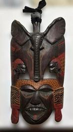 Wanddecoratie - Afrikaanse uitgehakte houten masker met