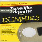 Zakelijke etiquette voor Dummies / Voor Dummies Sue Fox, Verzenden, Gelezen, Sue Fox