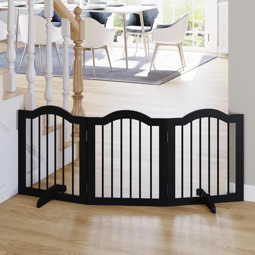 Veiligheidshek - HondGuard - Opvouwbaar &amp; stabiel - Zwart, Dieren en Toebehoren, Honden-accessoires, Nieuw, Ophalen of Verzenden