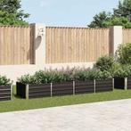 vidaXL Plantenbak verhoogd 320x80x45 cm gegalvaniseerd staal, Tuin en Terras, Bloembakken en Plantenbakken, 100 cm of meer, Verzenden