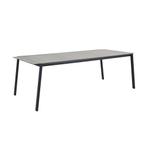 *WOONWINKEL* Brafab Lyra Eettafel Voor Buiten Betonlook Glas, Verzenden, Nieuw