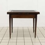 Verlengbare Tafel met Leren Blad, Ophalen of Verzenden, Nieuw