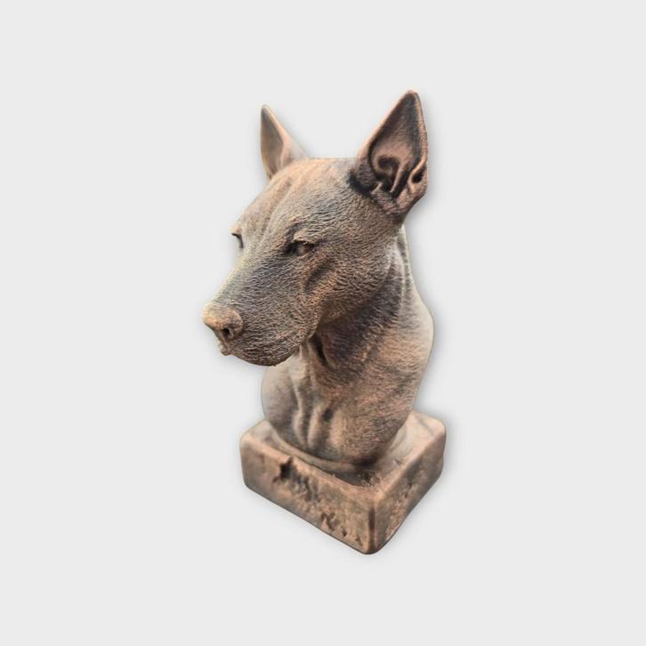 Bust of a Thai ridgeback statue - home decor dog lover gift, Verzamelen, Beelden en Beeldjes, Nieuw, Verzenden