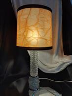 Tafellamp - Chroom, Glas, Plastic - Vintage lamp uit de