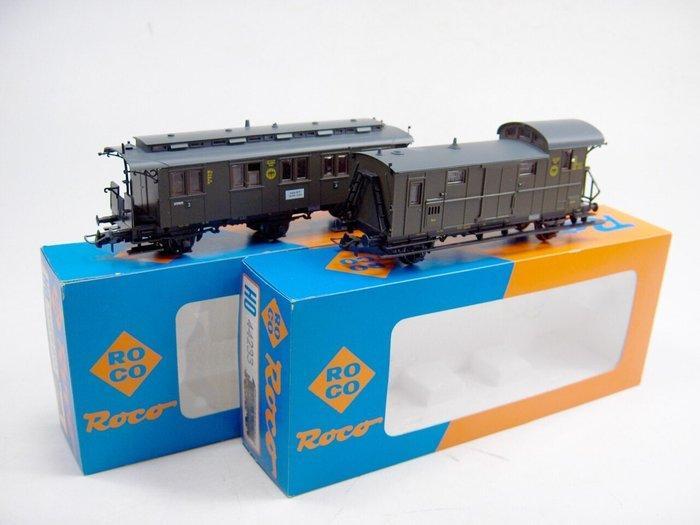 Roco H0 - 44230/44233 - Modeltrein personenwagen (2) - 2x, Hobby en Vrije tijd, Modeltreinen | H0