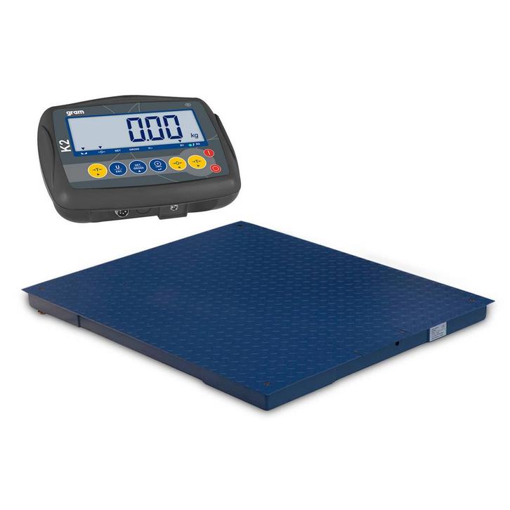 Geijkte vloerweegschaal palletweegschaal 3000kg 120 x 100cm, Doe-het-zelf en Verbouw, Weegschalen, Verzenden