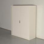Haworth roldeurkast, wit, 147 x 120 cm, incl. 3 legborden, Huis en Inrichting, Kasten | Roldeurkasten en Archiefkasten, Ophalen of Verzenden