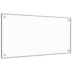 vidaXL Spatscherm keuken 80x40 cm gehard glas transparant, Huis en Inrichting, Keuken | Keukenbenodigdheden, Verzenden, Nieuw