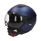 Helm M vito jet moda mat blauw, Verzenden, Nieuw
